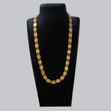 Ethnic Gold-Plated Head Kasu Long Necklace