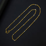 Gold-Plated-Pearl-Beaded-Long-Chain