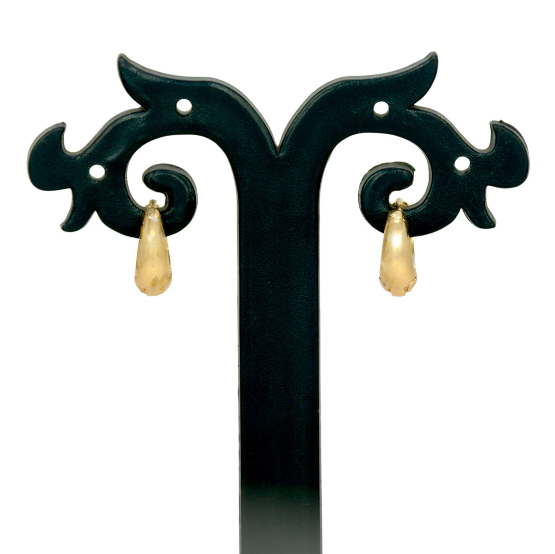 Gold-Plated-Sleek-Huggie-Hoop-Earrings