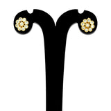 Gold-Plated-Sparkle-CZ-Blossom-Ear-Studs