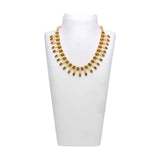 Exquisite Gold Plated Spike Designer Stone Necklace