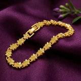 Gold-Plated Twin Star Ladies' Bracelet