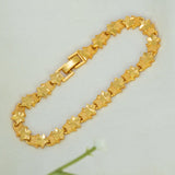 Gold-Plated Twin Star Ladies' Bracelet