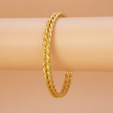 Gold Plated Twisted Coir Bangles