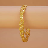 Gold Plated Twisted Vine Design Bangle for Women