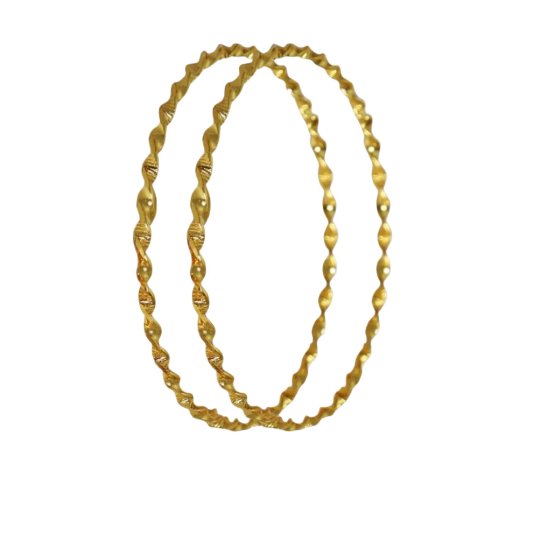 Gold Plated MC Spiral Bangles