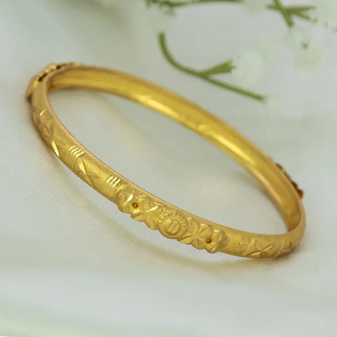 Gold-Plated Traditional Designer Bangle