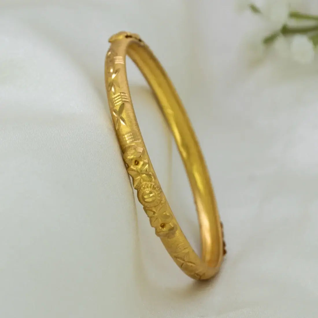 Gold-Plated Traditional Designer Bangle