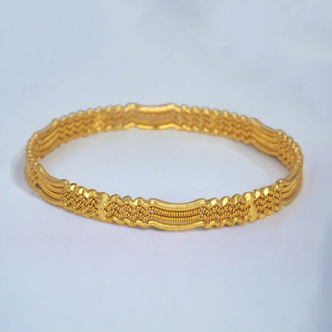 Gold-plated-Zigzag-Design-Bangle
