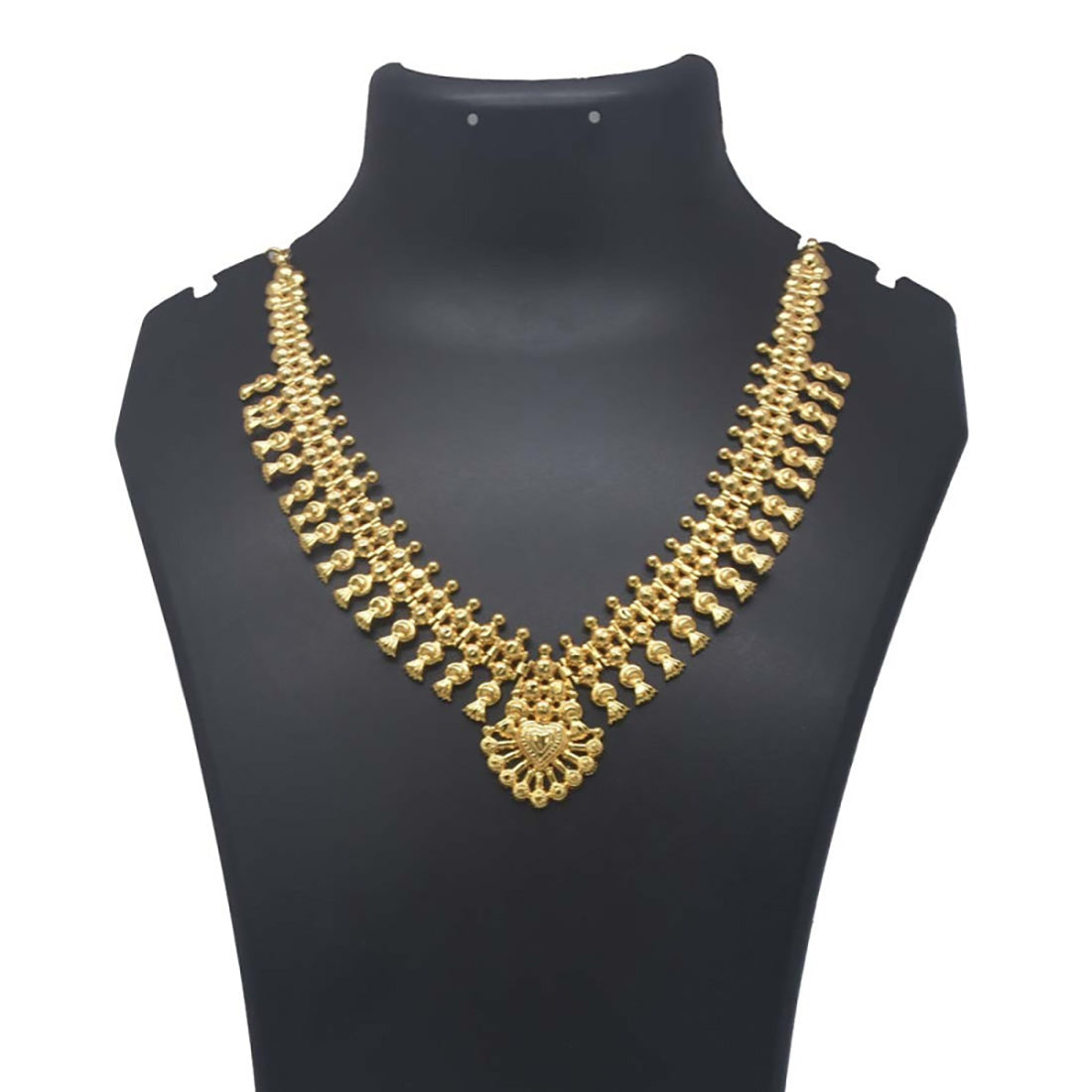 Gold plated south indian traditional designer necklace