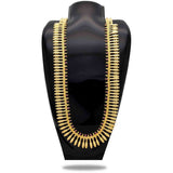 Gold Plated Traditional Ruby Stone Long Chain