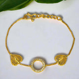 CZ Stone Heart Love Bracelet