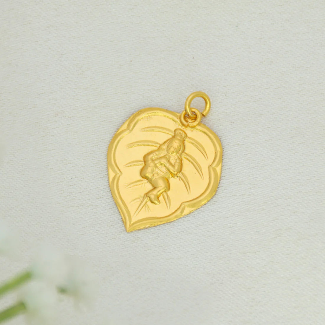Gold Plated Traditional Baby Krishna Alila Pendant