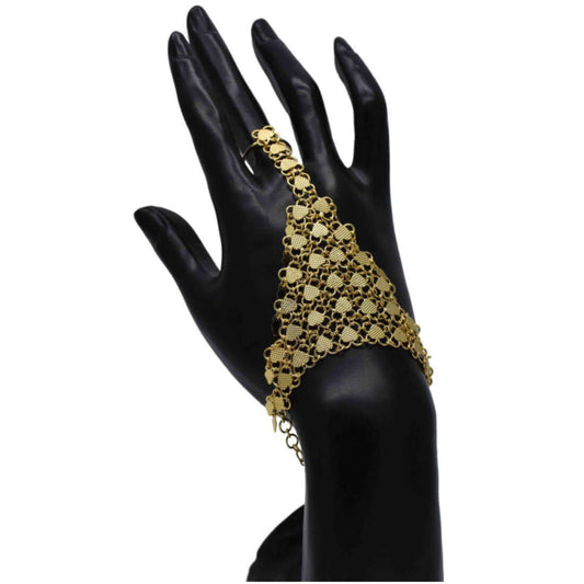 Hearts-designer-gold-plated-bridal-finger-set