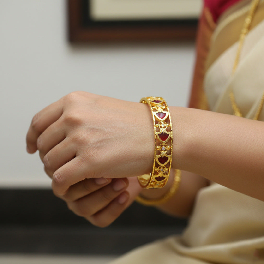 Kerala-Traditional-Red-Palakka-Bangles