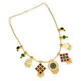 Enchanting Heritage Gold Plated Pendants Necklace