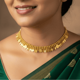 Gold Plated Lakshmi Kasu Elakkathali Necklace