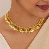 Gold Plated Double-Layer Elakkathali Necklace