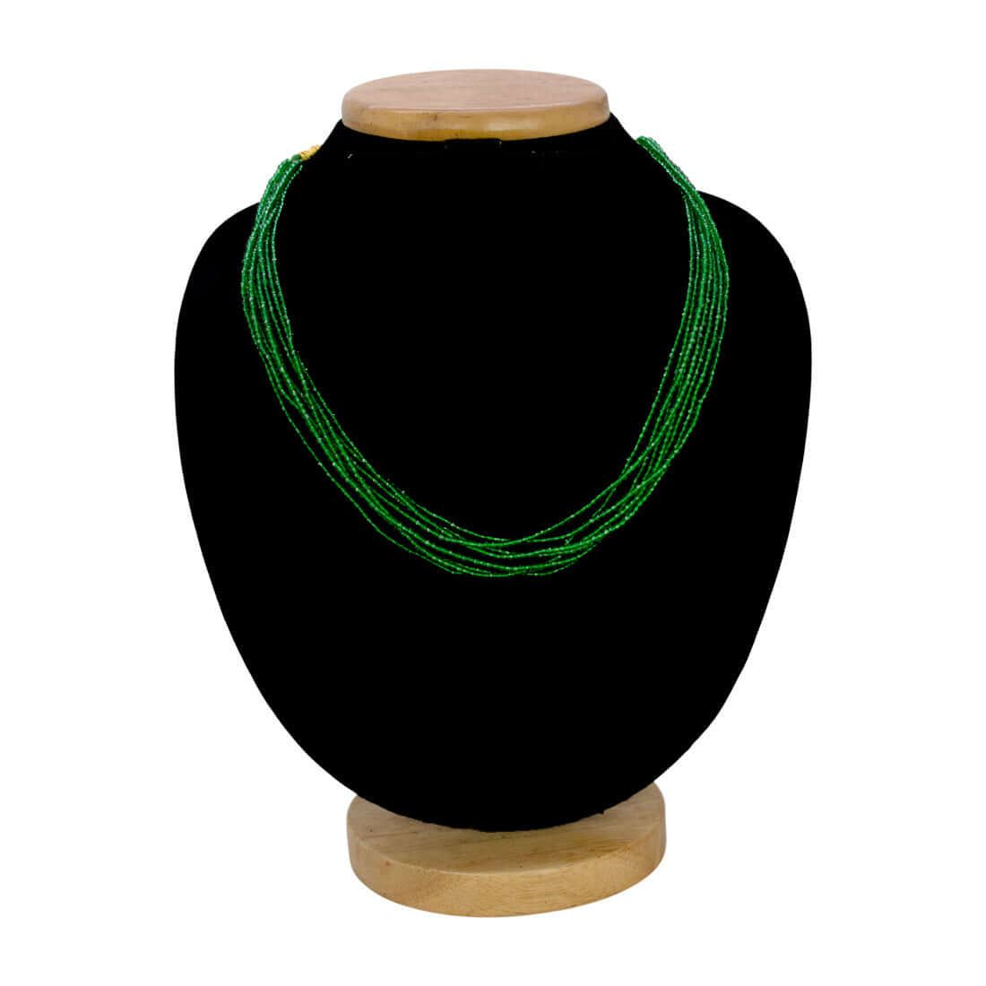 Multi-Layered-Green-Crystal-Fashion-Necklace