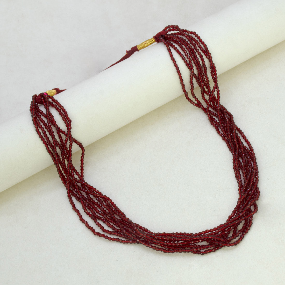 Multi-Layered-Maroon-Crystal-Fashion-Necklace