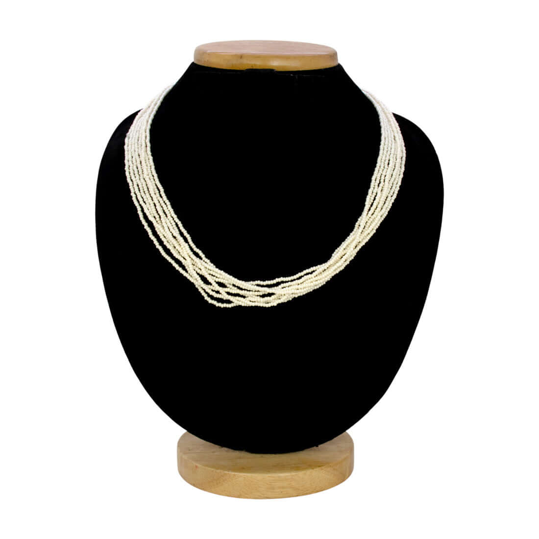 Multi-Layered-Pearl-White-Crystal-Fashion-Necklace