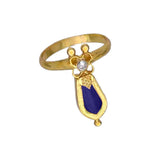 Traditional Gold plated Nagapadam Finger Ring