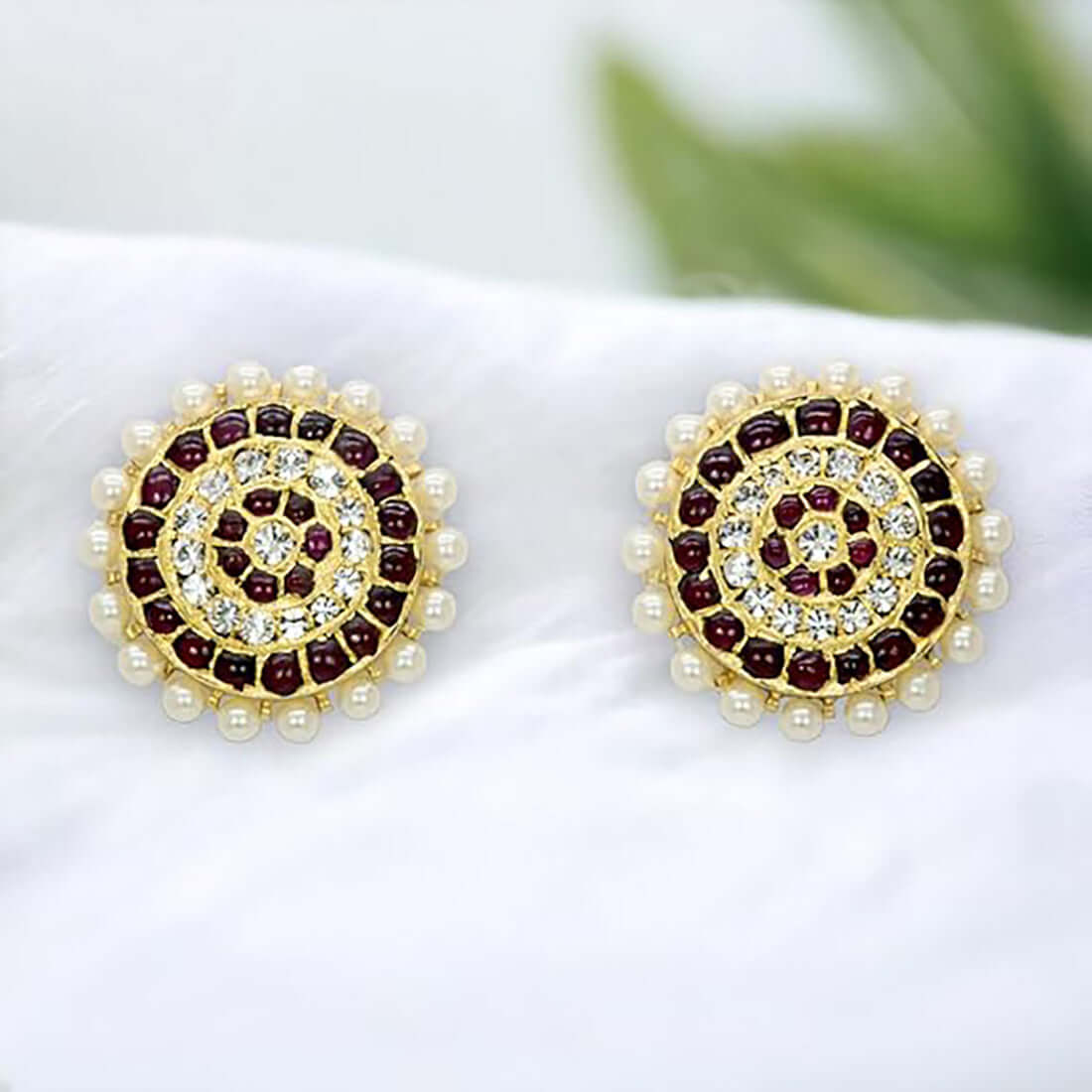 Original Temple Jewellery RW Big Ear Studs 