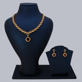 Alluring Gold Plated Peacock Cubic Zirconia Necklace Set