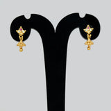 Ruby CZ Stone Small Kids Jhumka Earrings