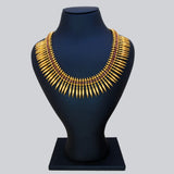 Gold Plated Jasmine Bud Ruby Stone Necklace
