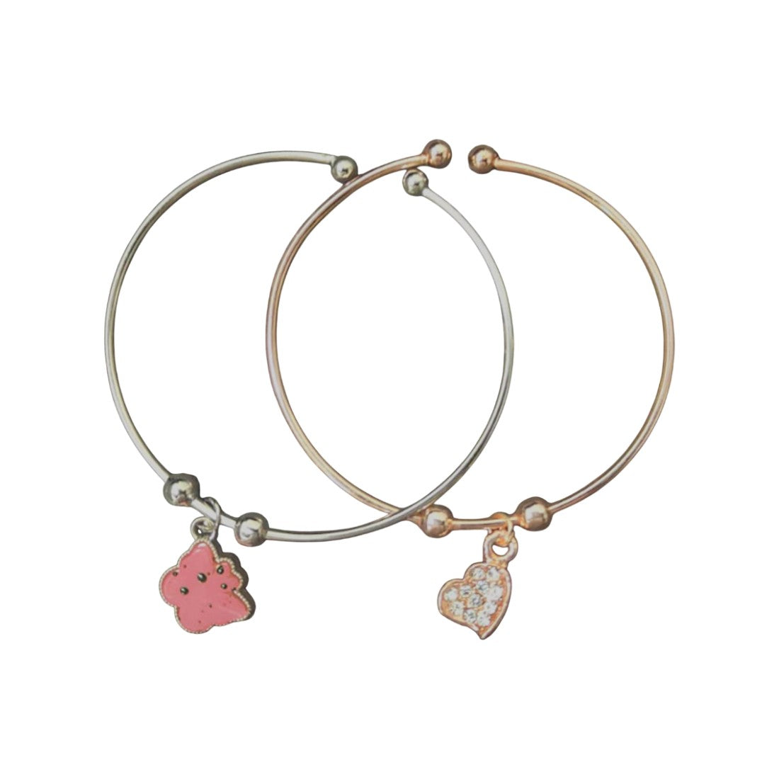 Silver_and_Rose-Gold-Plated_CZ_Heart_Set_Cute_Butterfly_Charm_Bangle_Wbg