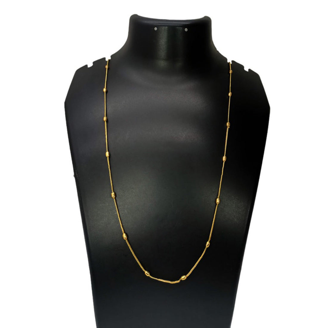 Dainty-gold-plated-oval-bead-thin-curb-chain