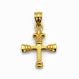 Gold Plated Small Christian Cross Pendant