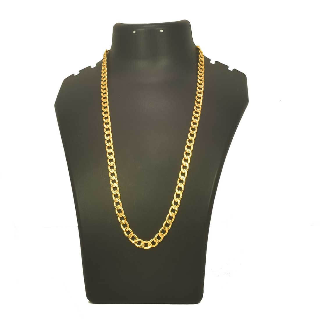 Stylish Gold Plated Gent's Thick Curb Link Chain