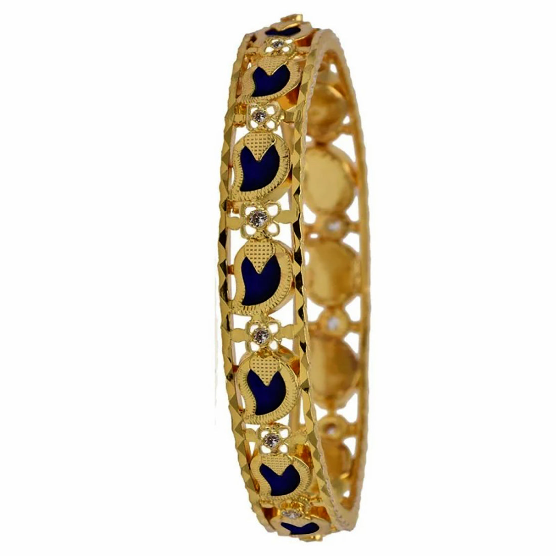 Traditional Blue Mango Bangle