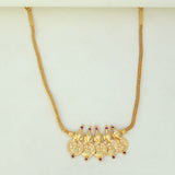 Traditional Gold Plated Lakshmi Kasu Choker Necklace