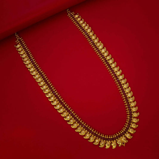 Traditional-Gold-Plated-Long-MangoRuby-Stone-Haram