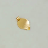Kerala Gold Plated Plain Thali Pendant