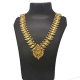 Traditional Golden Wedding Mango Long Chain Haram