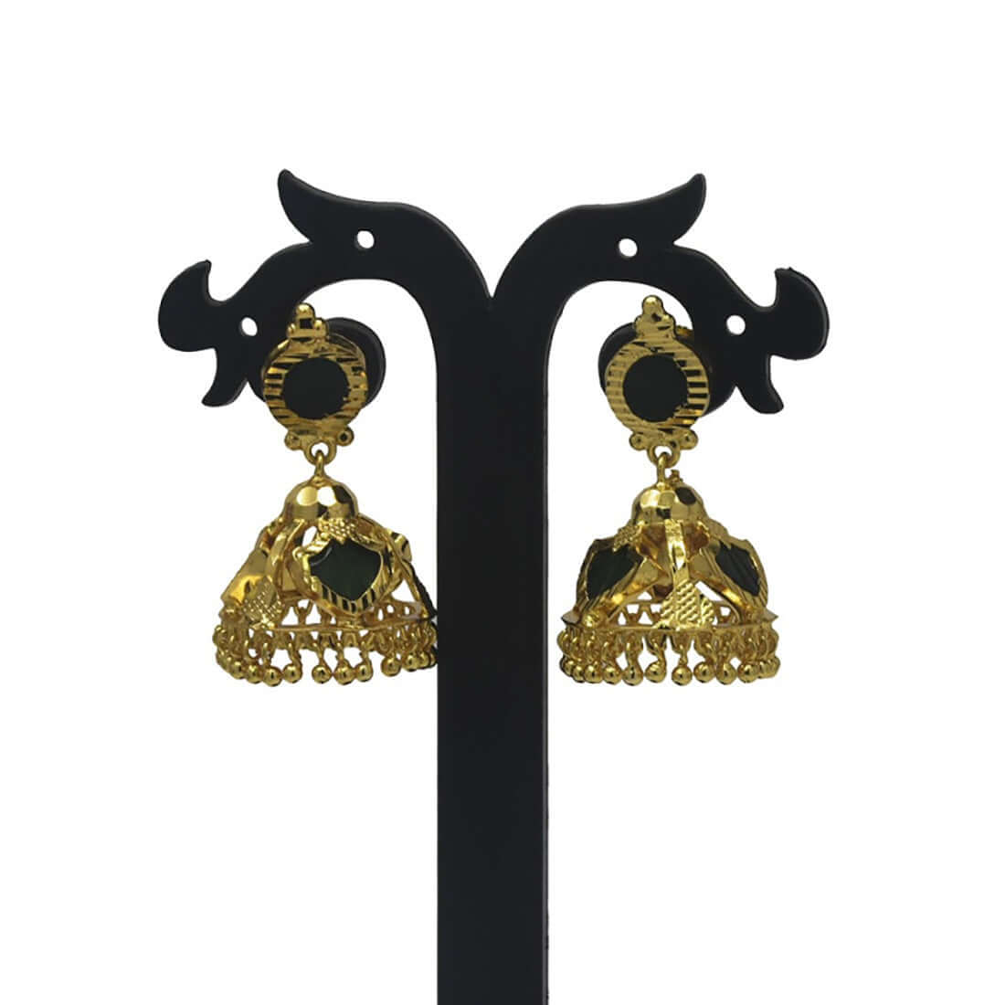 Traditional Small Palakka Jimikki Earrings