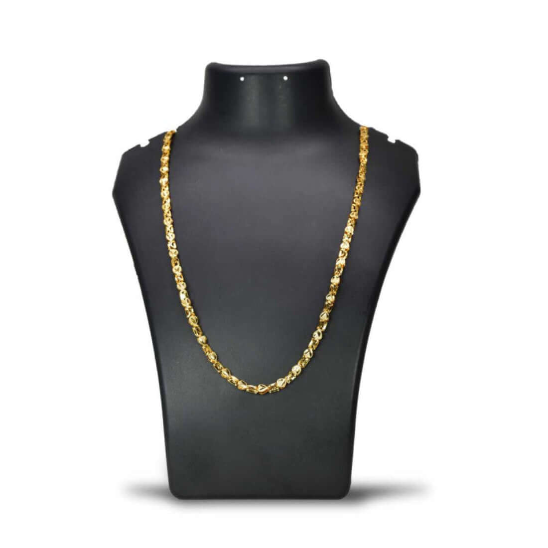 Trendy Daily Wear Gold Plated Designer Hearts Chain