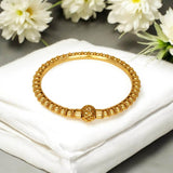 Trendy Gold Plated Beaded Kada Bangle For Women - K Supreme