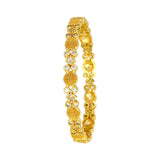 Trendy Gold Plated Designer Stone Bangle