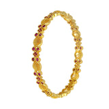 Trendy Gold Plated Designer Stone Bangle