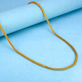 Versatile Gold Plated Designer Foxtail Chain