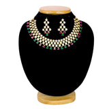 Alluring Premium Ruby Emerald CZ Star Necklace Set - KSupreme