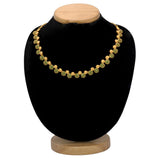 Alluring Round Gold Plated Jaipur Stone Necklace - K Supreme