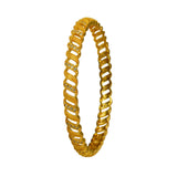 American Diamond Paving Gold Plated Designer Bangle - K Supreme