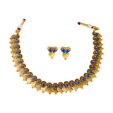 Antique Kemp Teardrop Lakshmi Coin Necklace Set - K Supreme