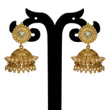 Antique Pearls Hanging Small Jhumka Earrings - K Supreme